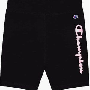 Champion Heritage Girls Kids Clothes Classic Bike Short, Black,